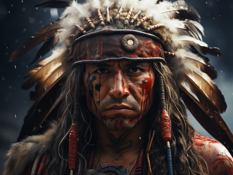 Indián, lovec, původní obyvatel Ameriky